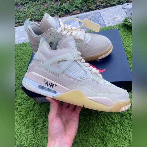 Jordan Other - Air Jordan 4 Retro Off-White Sail Men's 8.5